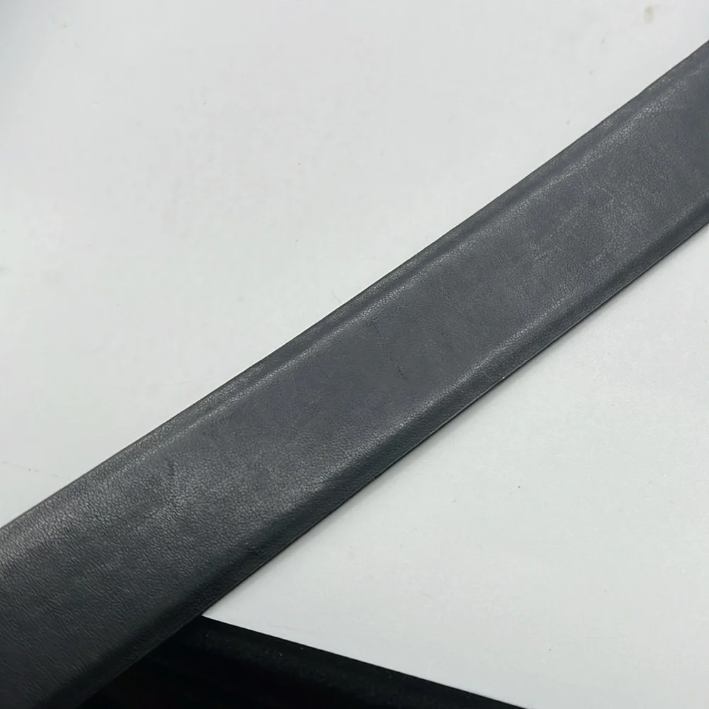 Calvin Klein Reversible Dark Brown Black Leather Belt Silver Mens Size 40